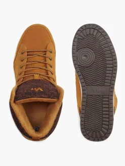 Sale Mens VTY Tan Midcut Lace-up Boots Trainers·High-Top Trainers