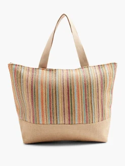 Hot Multi Coloured Striped Summer Bag Women Bags·Tote Bags