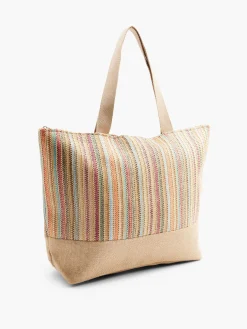 Hot Multi Coloured Striped Summer Bag Women Bags·Tote Bags