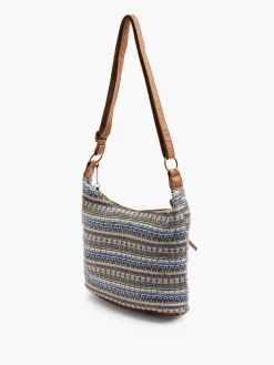 Online Multi-Coloured Jacquard Cross Body Bag Women Bags·Handbags