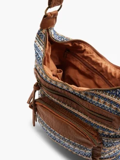 Online Multi-Coloured Jacquard Cross Body Bag Women Bags·Handbags