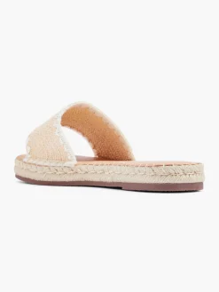 Hot Natural Flat Mule with Whipstitch Edge Women Sandals·Mules
