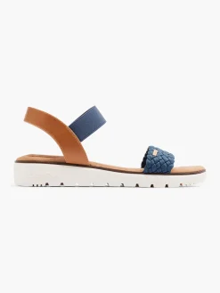New Navy and Brown Sandal Women Sandals·Flat Sandals