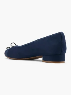 Sale Navy Ballerina with Bow Detail Women Loafers & Low Shoes·Ballet Pumps