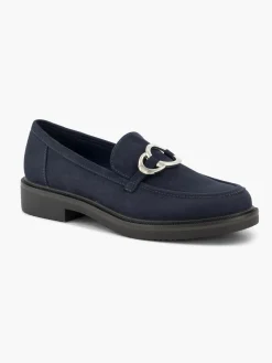 Outlet Navy Loafer with Metallic Detail Women Loafers & Low Shoes·Loafers