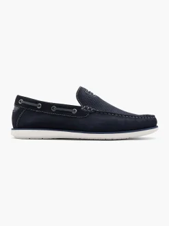 Online Navy Leather Loafers Shoes·Loafers|Shoes·Brogues
