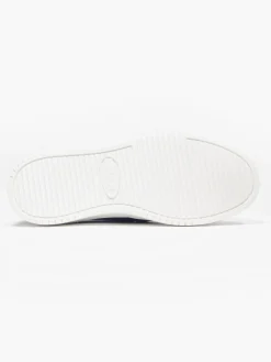 Online Navy Leather Suede Cupsole Loafer Shoes·Slip-On Shoes|Shoes·Loafers