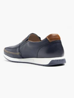 New Navy/Tan Slip on Casual Shoe Shoes·Slip-On Shoes