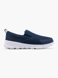 New Zeal Navy Slip On Trainers Shoes·Comfort|Shoes·Slip-On Shoes