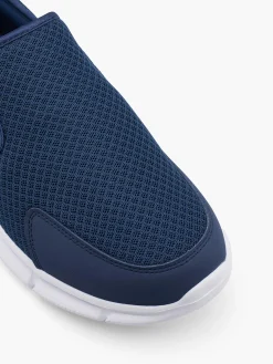 New Zeal Navy Slip On Trainers Shoes·Comfort|Shoes·Slip-On Shoes