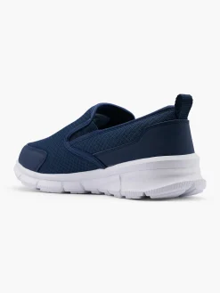 New Zeal Navy Slip On Trainers Shoes·Comfort|Shoes·Slip-On Shoes