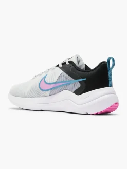 Clearance Grey/ Pink Downshifter 12 Lace-up Trainer Women Trainers·Nike