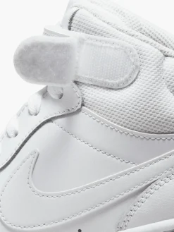 Hot White Teen Court Borough Mid 2 Velcro Trainer BOY All Boys·Teens|Boys Shoes·Touch Fastening