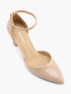 Patent Ankle Strapped Heel Women Heels·High Heels