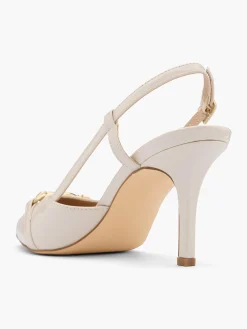 New Nude Slingback Heel with Snaffle Detail Women Heels·Slingback Heels