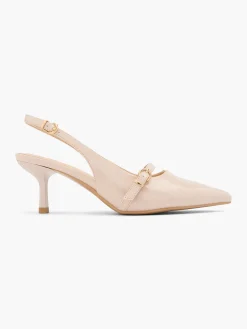 Clearance Slingback Low Heel with Buckle Strap Women Heels·Slingback Heels|Heels·High Heels