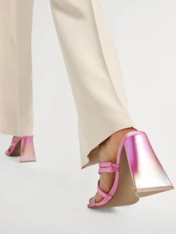 Sale and Purple Strapped Mule Women Sandals·Mules|Heels·High Heels