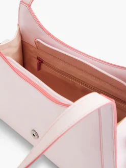 Contrast Handbag with Adjustable Strap and Buckle Detail Women Bags·Handbags