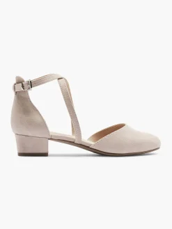Outlet Pink Cross Strap Block Heels Women Heels·Block Heels