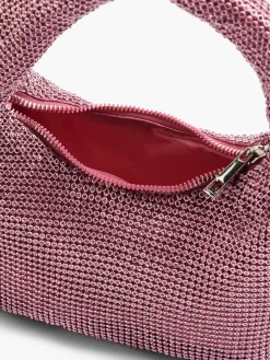 Discount Diamante Handbag with Adjustable Shoulder Strap Women Bags·Shoulder Bags|Bags·Handbags