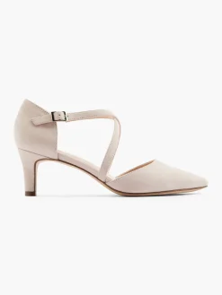 Outlet Kitten Heels with Cross Over Straps Women Heels·Kitten Heels