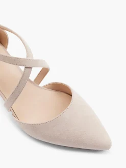Outlet Kitten Heels with Cross Over Straps Women Heels·Kitten Heels
