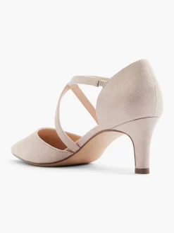 Outlet Kitten Heels with Cross Over Straps Women Heels·Kitten Heels
