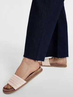 Online Leather Padded Mule Sandal Women Sandals·Leather Sandals|Sandals·Mules