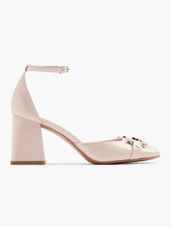 New Square Toe Block Heel with Snaffle Detail Women Heels·Block Heels