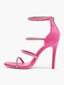Outlet Strappy Stiletto Heels with Diamante Details Women Heels·High Heels