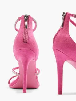 Outlet Strappy Stiletto Heels with Diamante Details Women Heels·High Heels