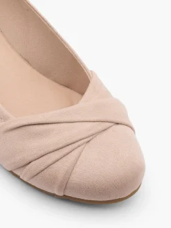 Online Wedge Court Shoe with Knot Detail Women Heels·Court Heels