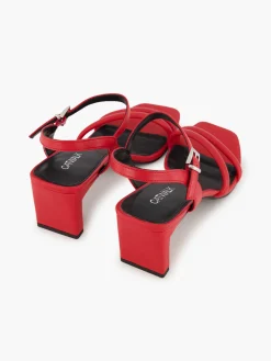Heeled Sandal with Ankle Strap Women Sandals·Heeled Sandals|Heels·High Heels