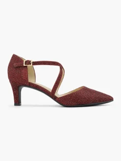Hot Sparkly Strapped Kitten Heel Women Heels·Kitten Heels