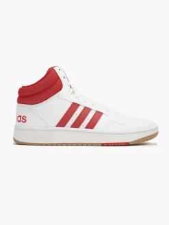 Online Red/ Hoops 3.0 Mid Trainers Trainers·High-Top Trainers|Trainers·Adidas Trainers