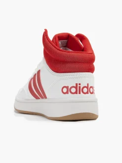 Online Red/ Hoops 3.0 Mid Trainers Trainers·High-Top Trainers|Trainers·Adidas Trainers