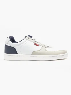 Best Reece Navy/White Lace Up Casual Trainers Shoes·Lace-Ups|Shoes·Brogues