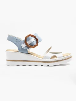 Outlet and White Comfort Wedge Sandal Women Loafers & Low Shoes·Comfort|Sandals·Comfort Sandals