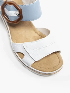Outlet and White Comfort Wedge Sandal Women Loafers & Low Shoes·Comfort|Sandals·Comfort Sandals