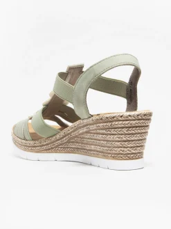 Clearance Beaded Trim Wedge Sandal Women Sandals·Comfort Sandals|Loafers & Low Shoes·Comfort
