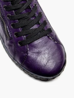 Hot Lace Up Side Zip F Fit Casual Shoe Women Trainers·High Top Trainers