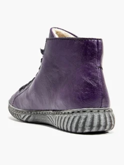 Hot Lace Up Side Zip F Fit Casual Shoe Women Trainers·High Top Trainers