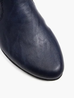 Navy Ankle Boot with Buckle Detail Women Boots·Ankle Boots