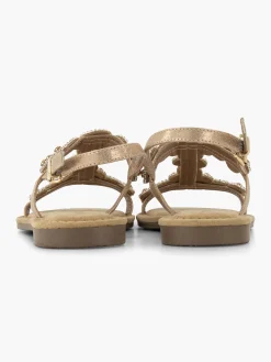 Discount Rose Slingback Strapped Sandal with Gem Detailing Women Sandals·Flat Sandals