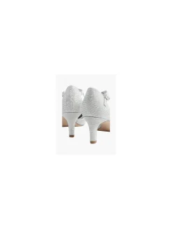 Best Glitter Pointed Toe Cross Over Strap Heel Women Heels·High Heels