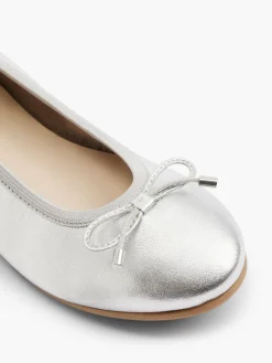 Sale Leather Ballerina with Bow Detail Women Loafers & Low Shoes·Ballet Pumps