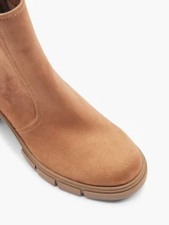 Clearance Tan Heeled Ankle Boot Women Boots·Heeled Boots|Boots·Ankle Boots