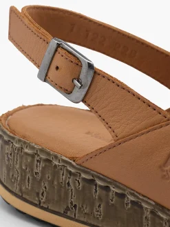 Online Tan Leather Cross Strap Sandals Women Sandals·Leather Sandals|Sandals·Comfort Sandals