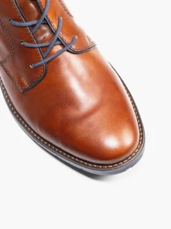 Clearance Tan Leather Lace Up Boots Boots·Winter Boots|Boots·Lace-Up Boots