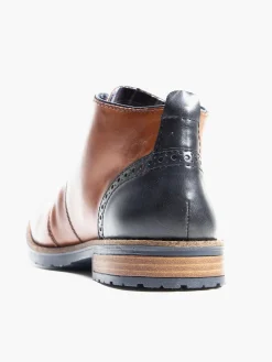 Clearance Tan Leather Lace Up Boots Boots·Winter Boots|Boots·Lace-Up Boots